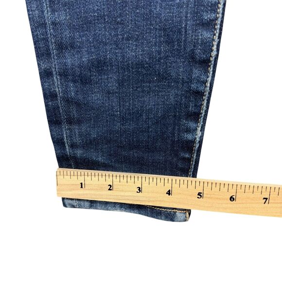 Buckle Black Jeans Women's 26x32 Blue Skinny Ankle Denim Shaping Pockets Pants - Picture 7 of 12